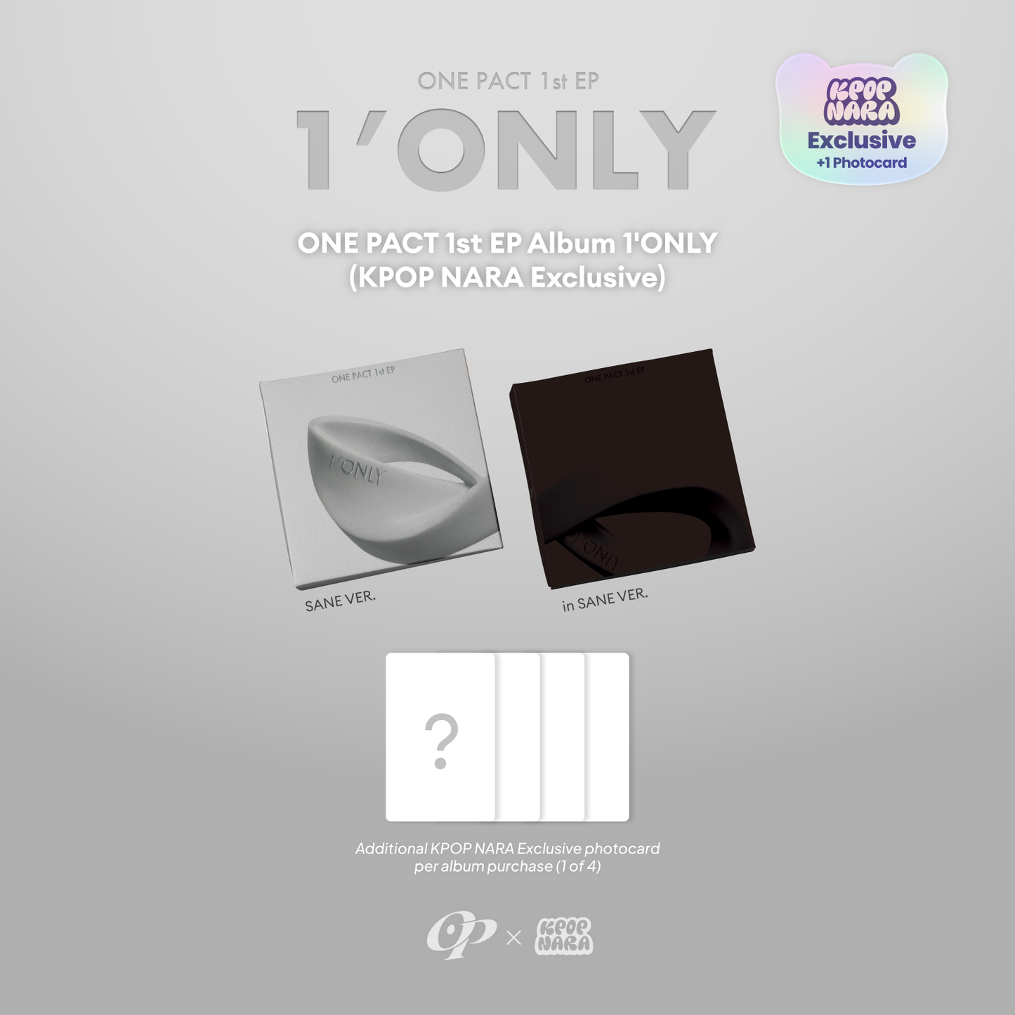 [PRE-ORDER] ONE PACT - 1'ONLY (1ST EP ALBUM) [KPOP NARA EXCLUSIVE]