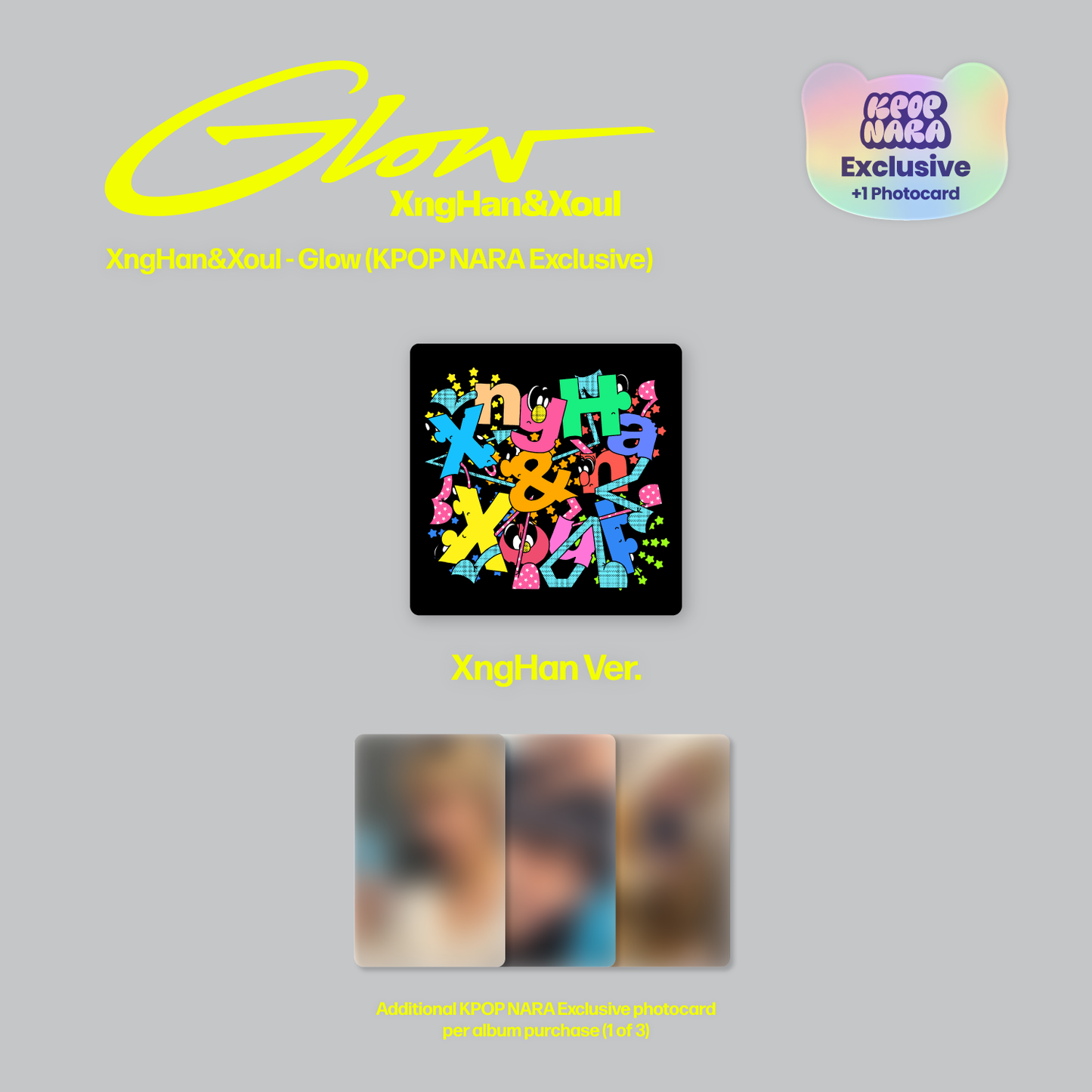 [PRE-ORDER] XngHan&Xoul - 1st Mini Album 'Glow' (XngHan Ver.) (SMART ALBUM)