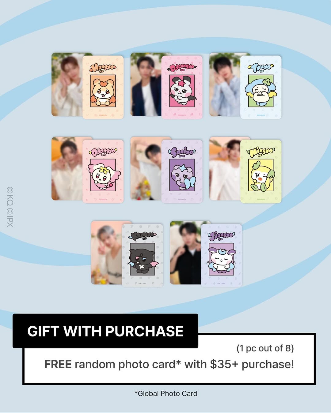 タレントカード ATEEZ MIGHTEEZ RANDOM TRADING CARD SET ATEEZ - MIGHTEEZ RANDOM TRADING CARD SET – Kpop Nara