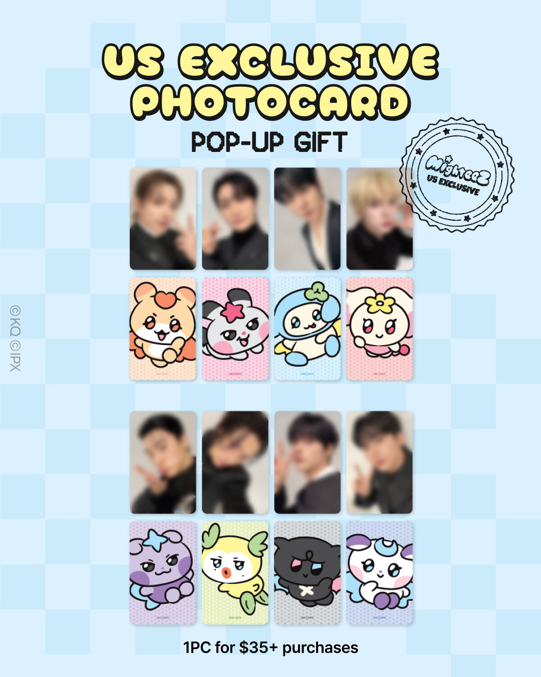 MIGHTEEZ MINI PLUSH KEYRING