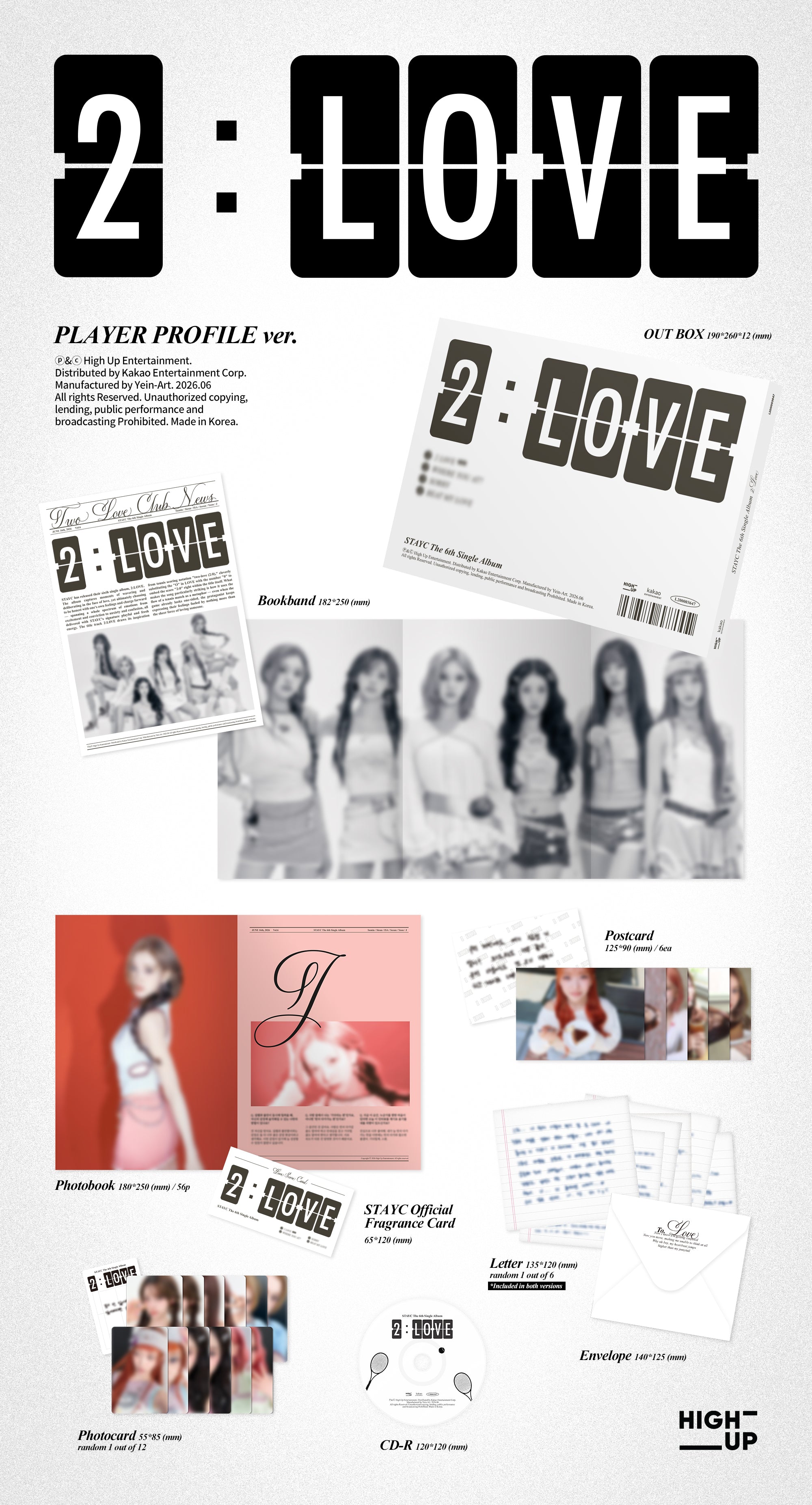 PRE-ORDER] STAYC - The 6th Single Album [2:LOVE] (Kpop Nara Exclusive)