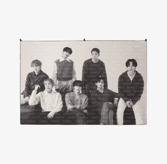 BTS - MONOCHROME OFFICIAL MD FABRIC POSTER