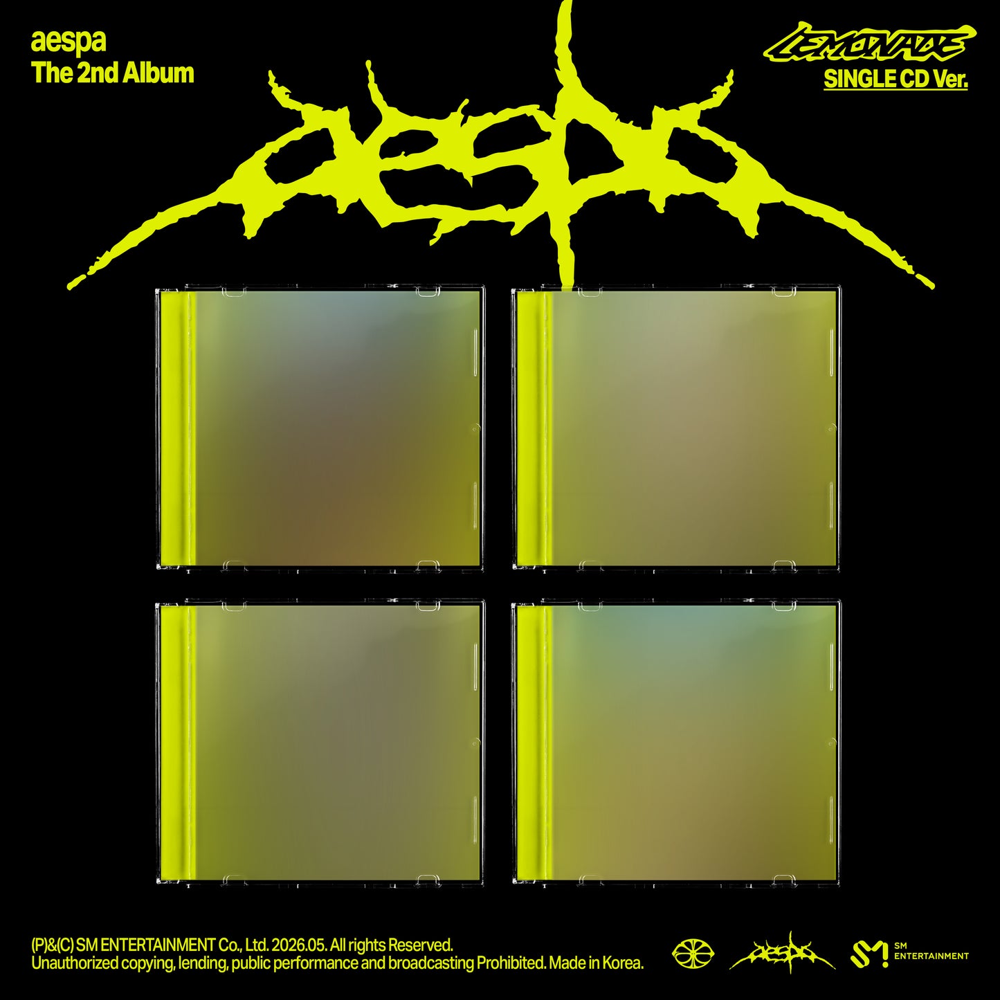 [PRE-ORDER] aespa -  LEMONADE (SINGLE CD Ver.)