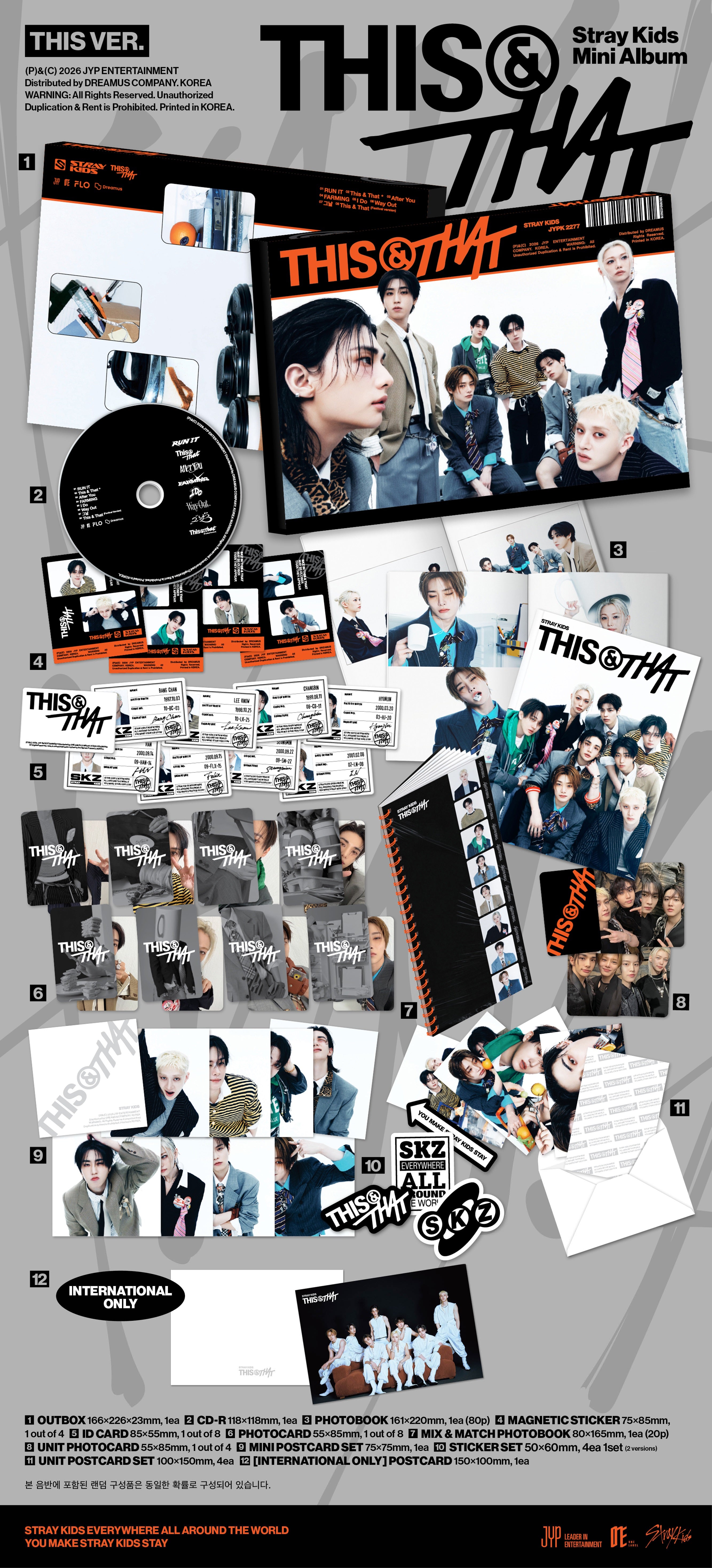 STRAY KIDS - THIS & THAT (THIS VER. / THAT VER.) – Kpop Nara