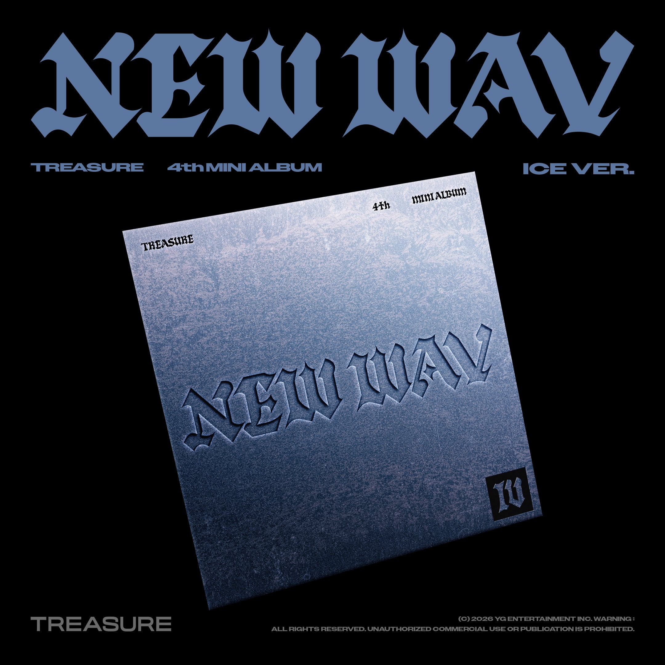 PRE-ORDER] TREASURE - 4th MINI ALBUM [NEW WAV] (RED/ICE VER