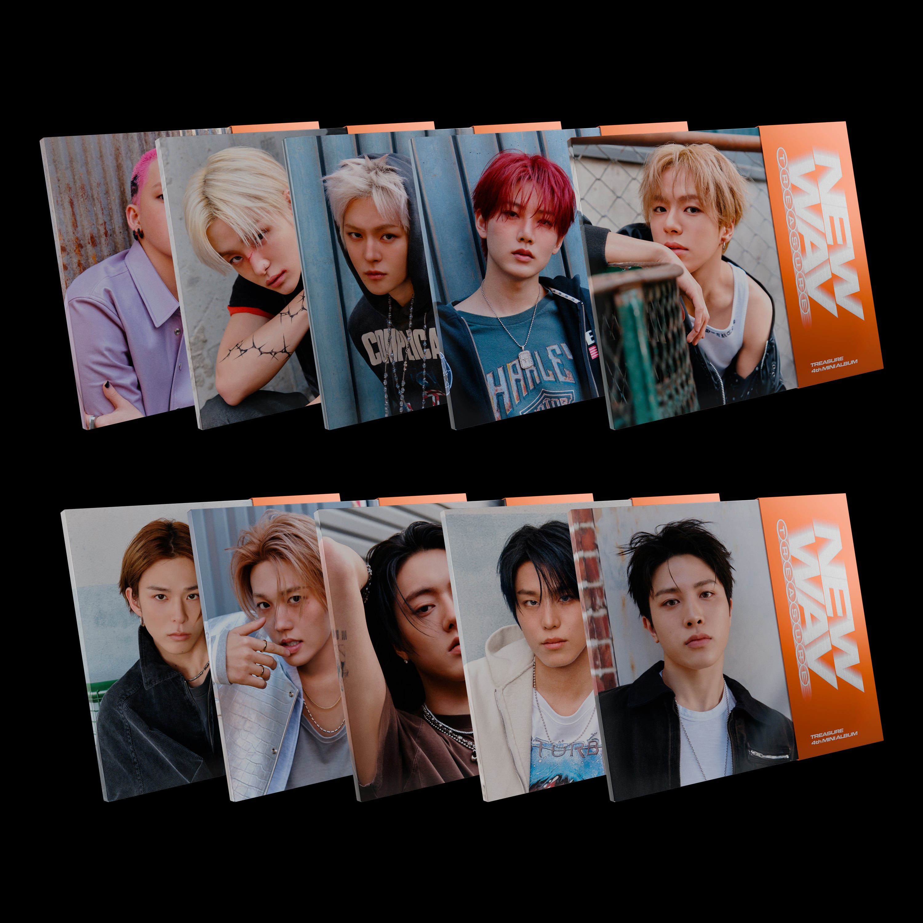 PRE-ORDER] TREASURE - 4th MINI ALBUM [NEW WAV] (RAW VER.) (Kpop Nara