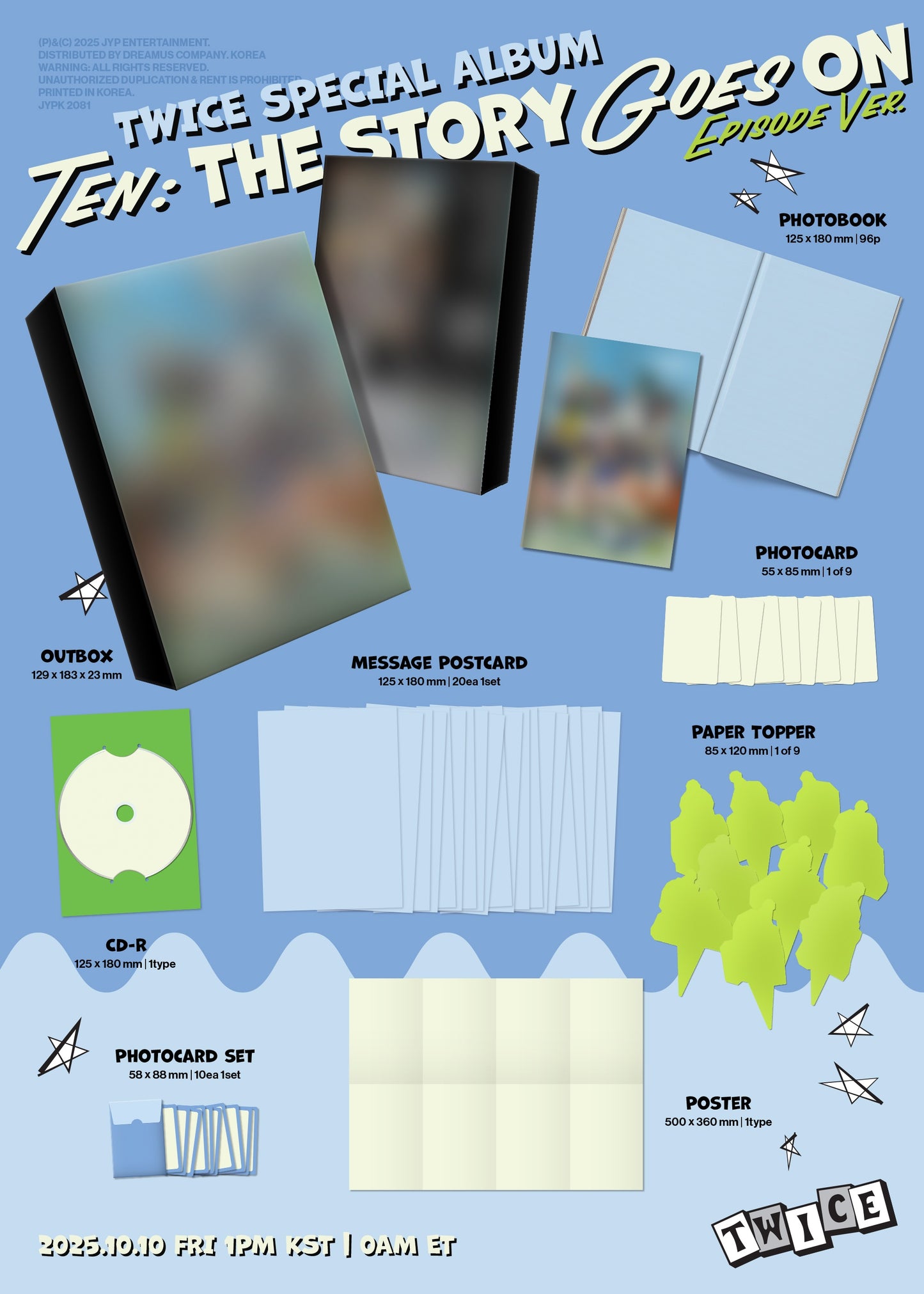 [PRE-ORDER] TWICE - TEN: THE STORY GOES ON [EPISODE VER.]