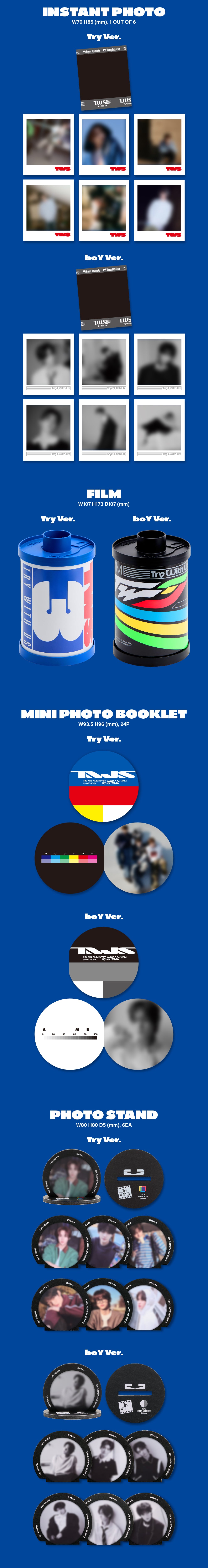 TWS 3RD MINI ALBUM - TRY WITH US + APPLEMUSIC PHOTOCARD