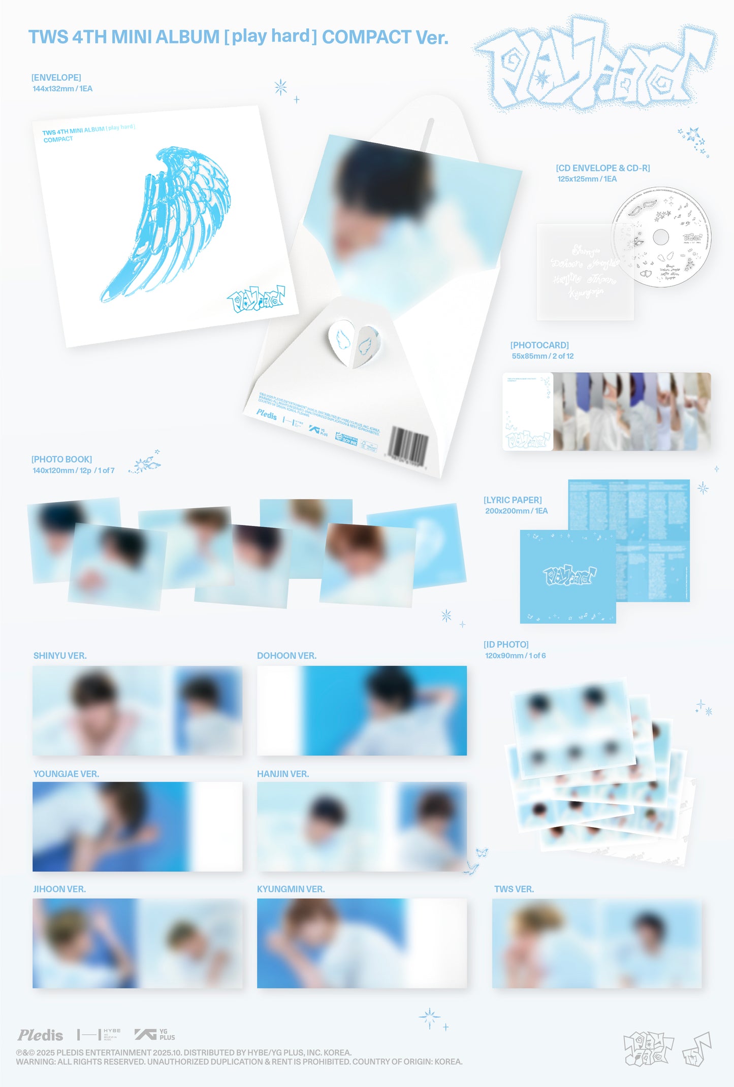 [PRE-ORDER] TWS - PLAY HARD (4TH MINI ALBUM) [COMPACT]