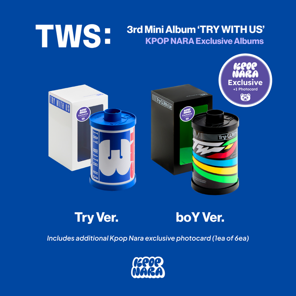 TWS - TRY WITH US (3RD MINI ALBUM) [US] [KPOP NARA EXCLUSIVE