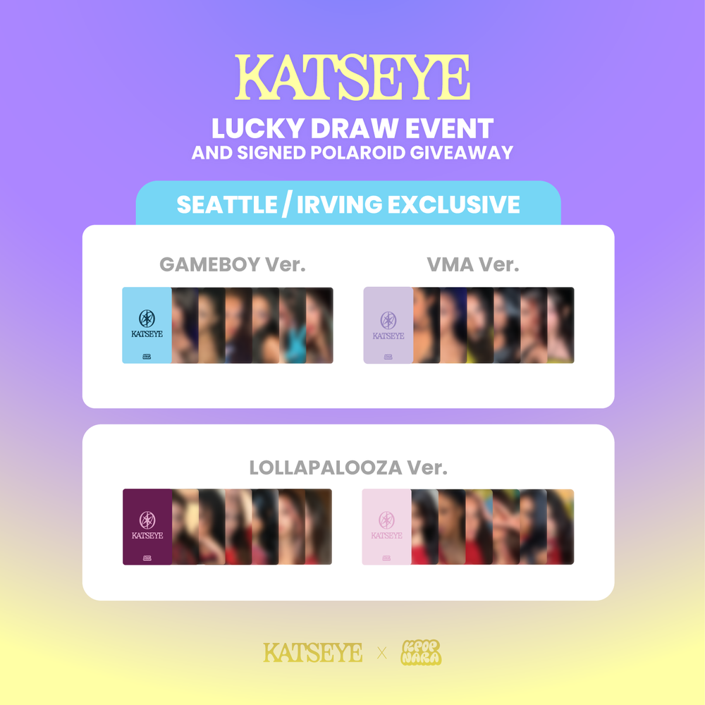 [PRE-ORDER] KATSEYE - BEAUTIFUL CHAOS TOUR [KPOP NARA EXCLUSIVE LUCKY DRAW] [SEATTLE & IRVING VER.]