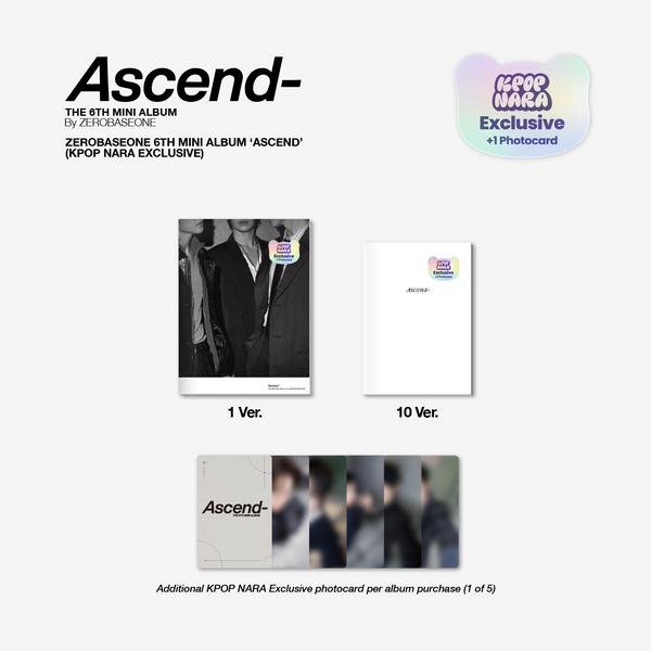 ZEROBASEONE - Ascend- (1 ver. & 10 ver.) (Kpop Nara Exclusive)