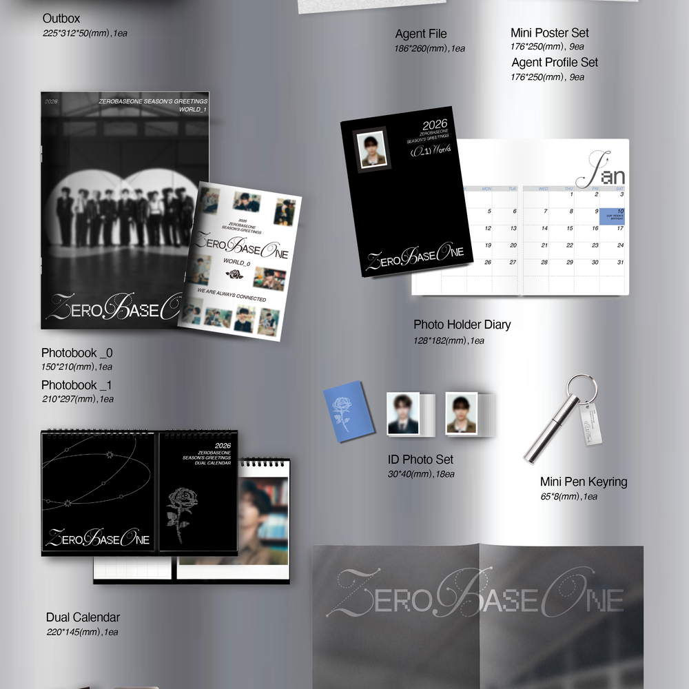 
                      
                        [PRE-ORDER] ZEROBASEONE - 2026 SEASON'S GREETINGS
                      
                    