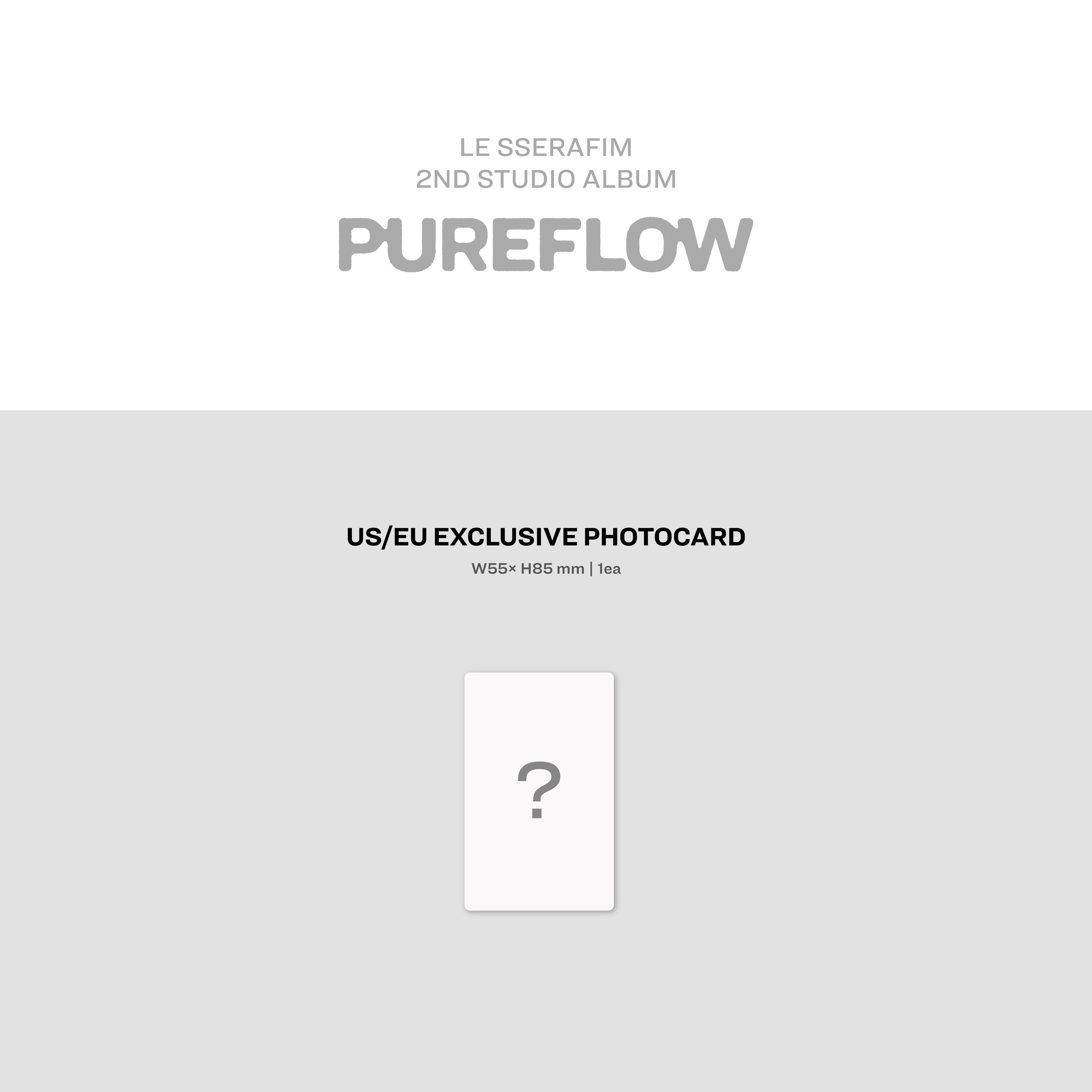 LE SSERAFIM - 2nd Studio Album 'PUREFLOW' pt.1 (TRI ACCORD) (Kpop Nara
