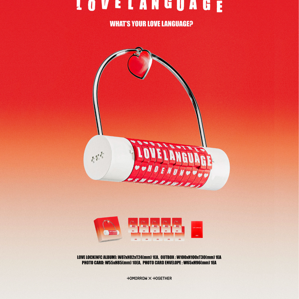 [PRE-ORDER] TXT - LOVE LANGUAGE (LOVE LOCK VER.) [LIMITED EDITION]
