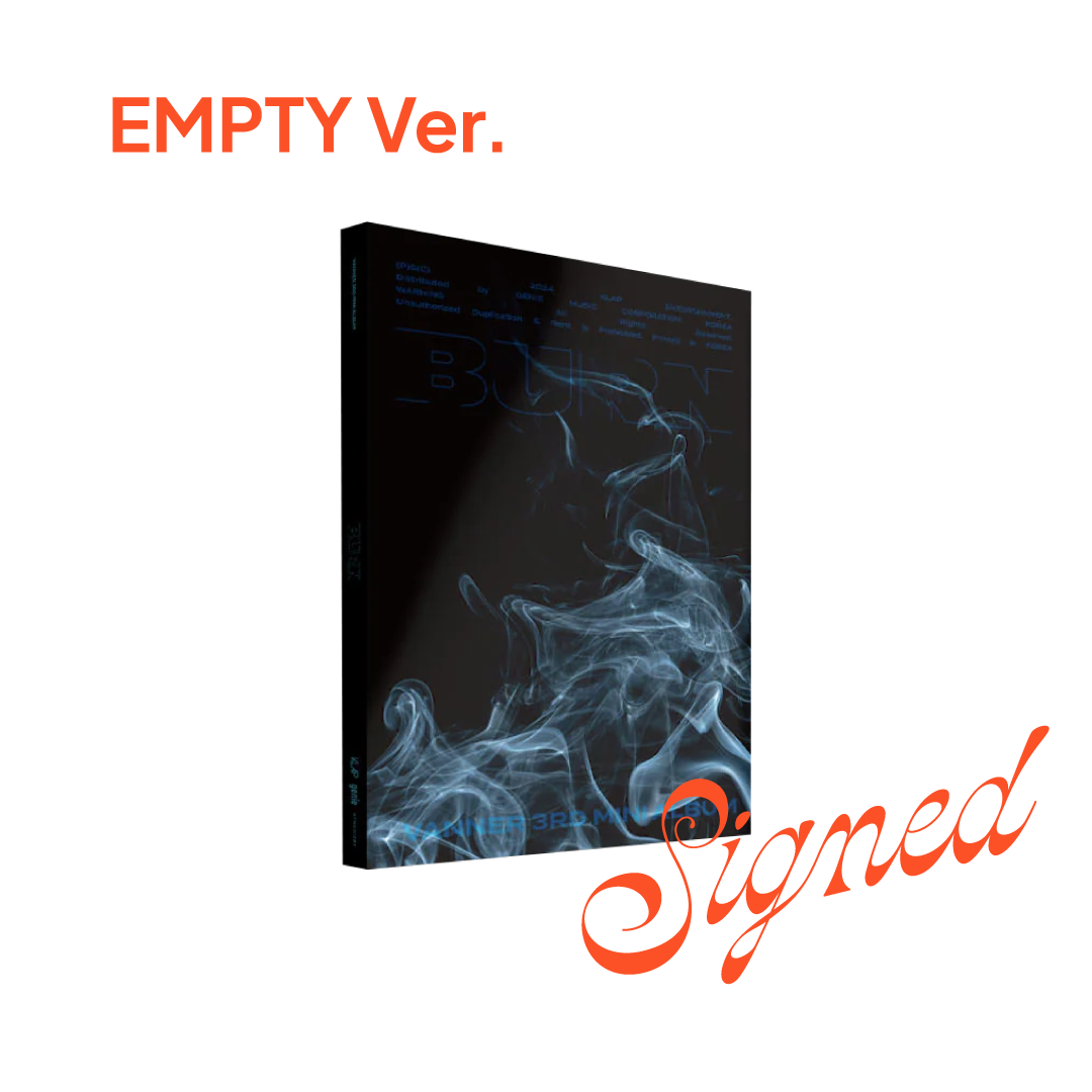VANNER - BURN (3RD MINI ALBUM) [SIGNED] – Kpop Nara
