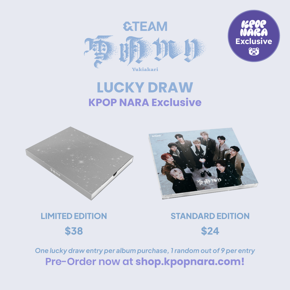 
                      
                        &TEAM - YUKIAKARI (2ND ALBUM) [KPOP NARA EXCLUSIVE]
                      
                    