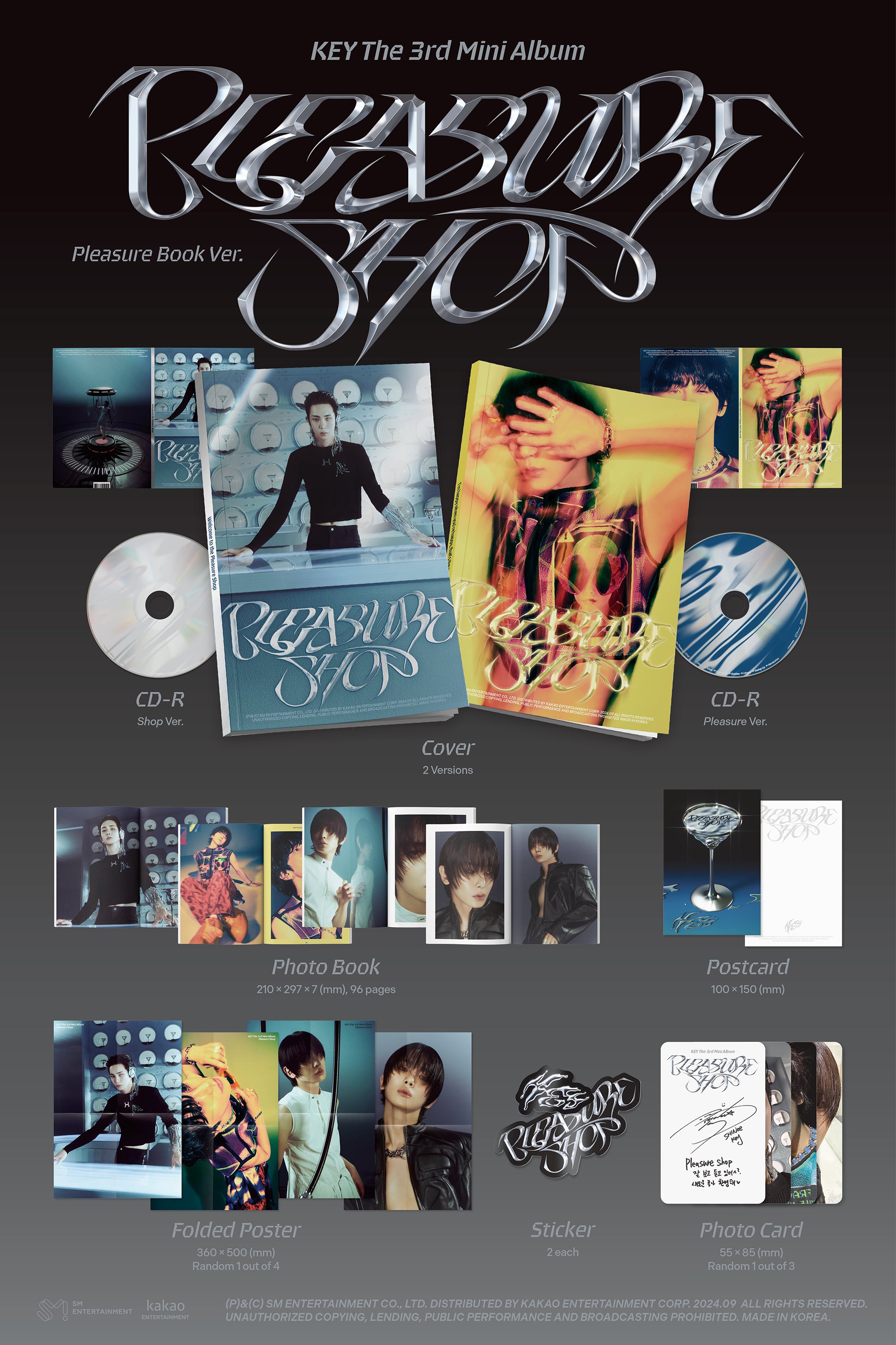 SHINEE: KEY - PLEASURE SHOP (3RD MINI ALBUM) [PLEASURE BOOK VER