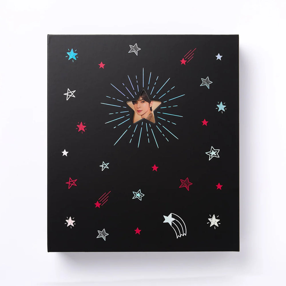 [KPOP STATIONERY] A4 BINDER BLACK SHOOTING STAR