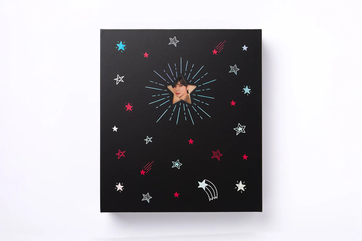 [KPOP STATIONERY] A4 BINDER BLACK SHOOTING STAR