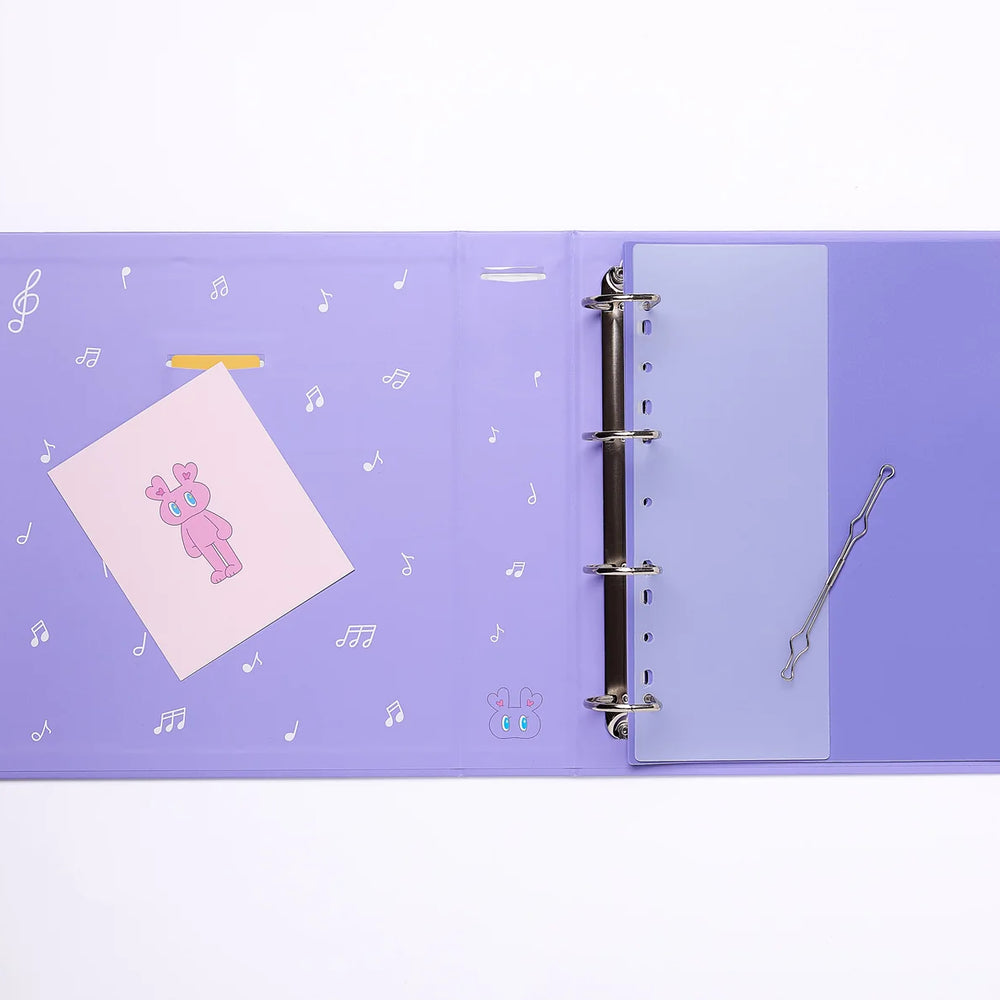 
                      
                        [KPOP STATIONERY] - A4 BINDER PURPLE MUSIC
                      
                    