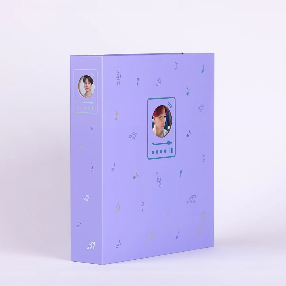 [KPOP STATIONERY] - A4 BINDER PURPLE MUSIC