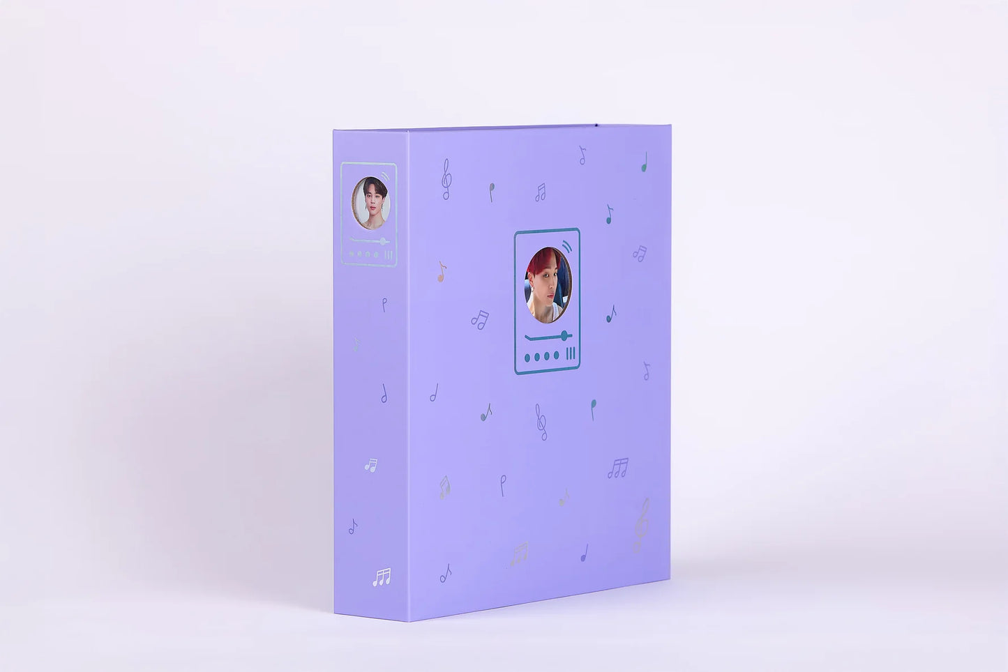 [KPOP STATIONERY] - A4 BINDER PURPLE MUSIC