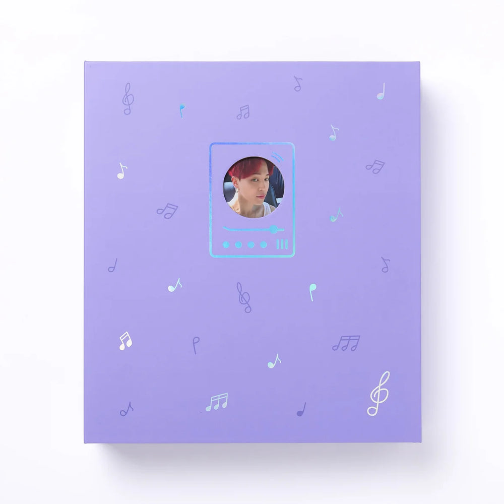 [KPOP STATIONERY] - A4 BINDER PURPLE MUSIC