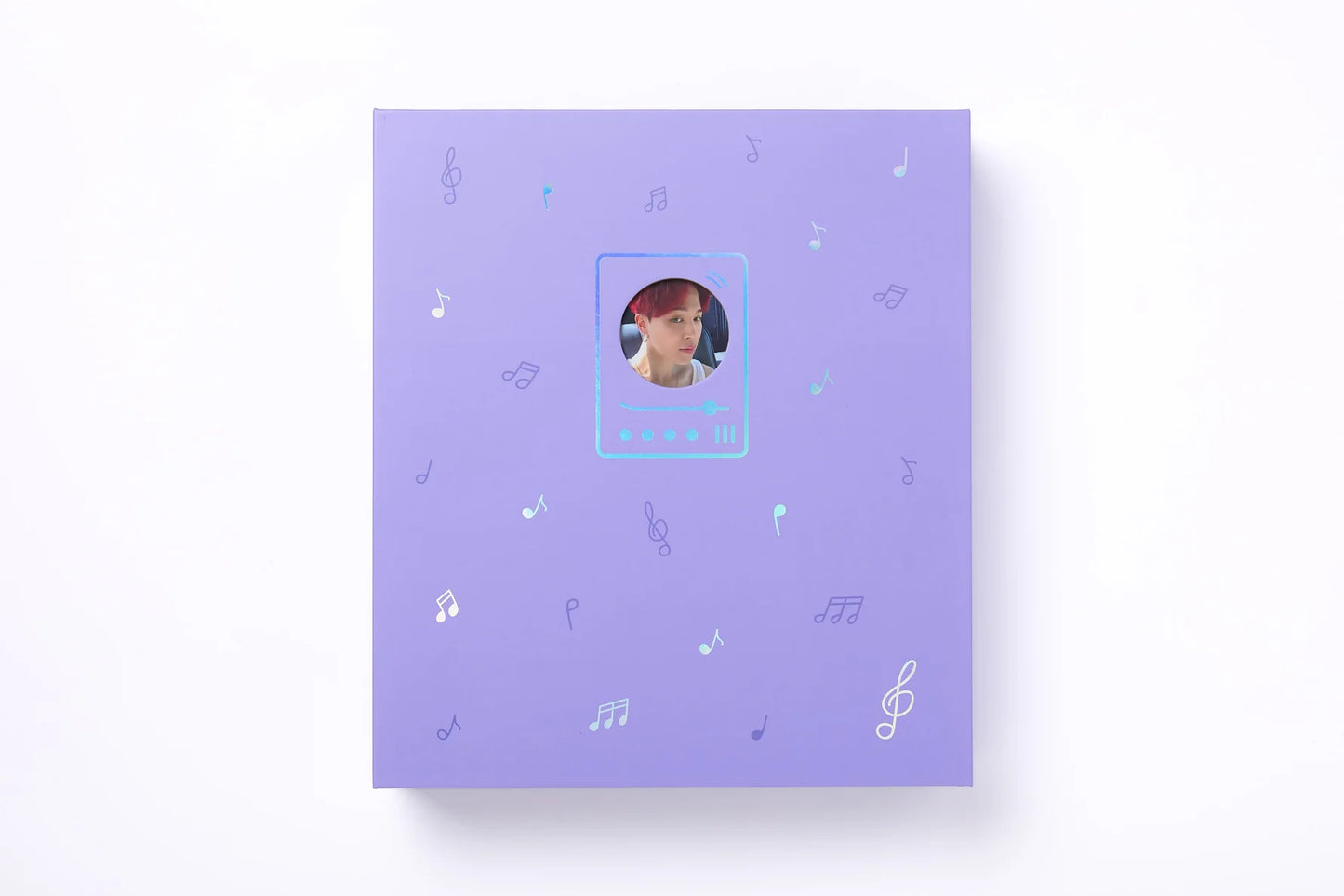 [KPOP STATIONERY] - A4 BINDER PURPLE MUSIC