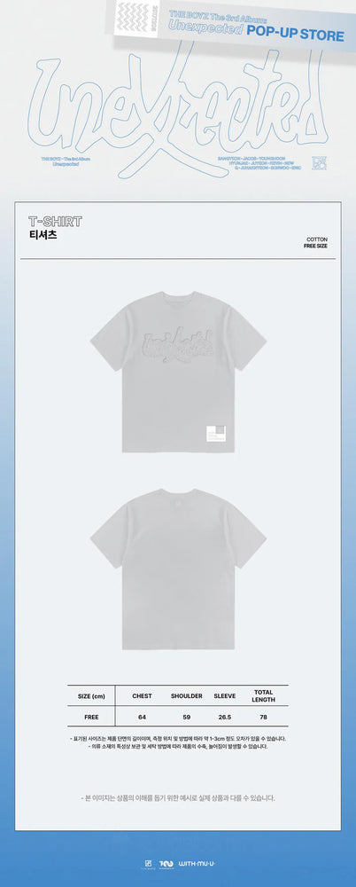 THE BOYZ - UNEXPECTED T-SHIRT