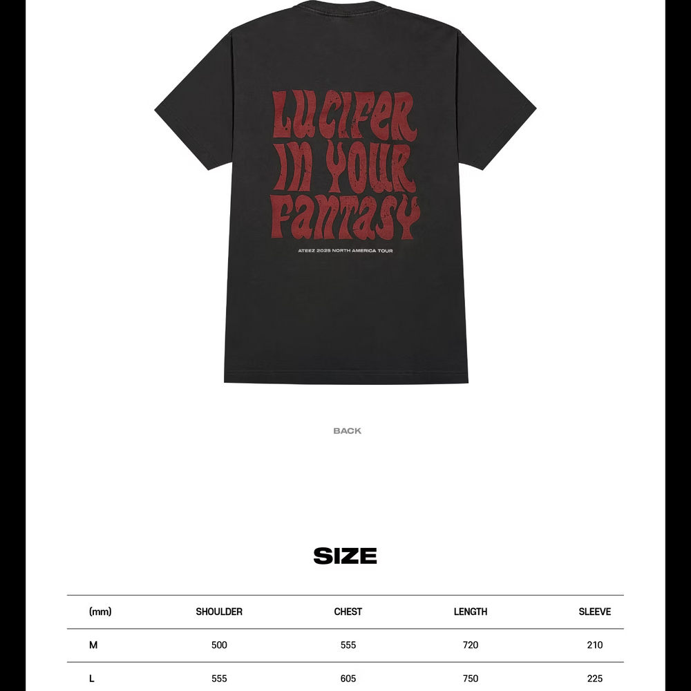 ATEEZ - IN YOUR FANTASY T-SHIRT [FLAME VER.]