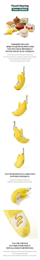 
                      
                        picture showing different angles of  the pouch keychain made by sunoo in the shape of a banana
                      
                    
