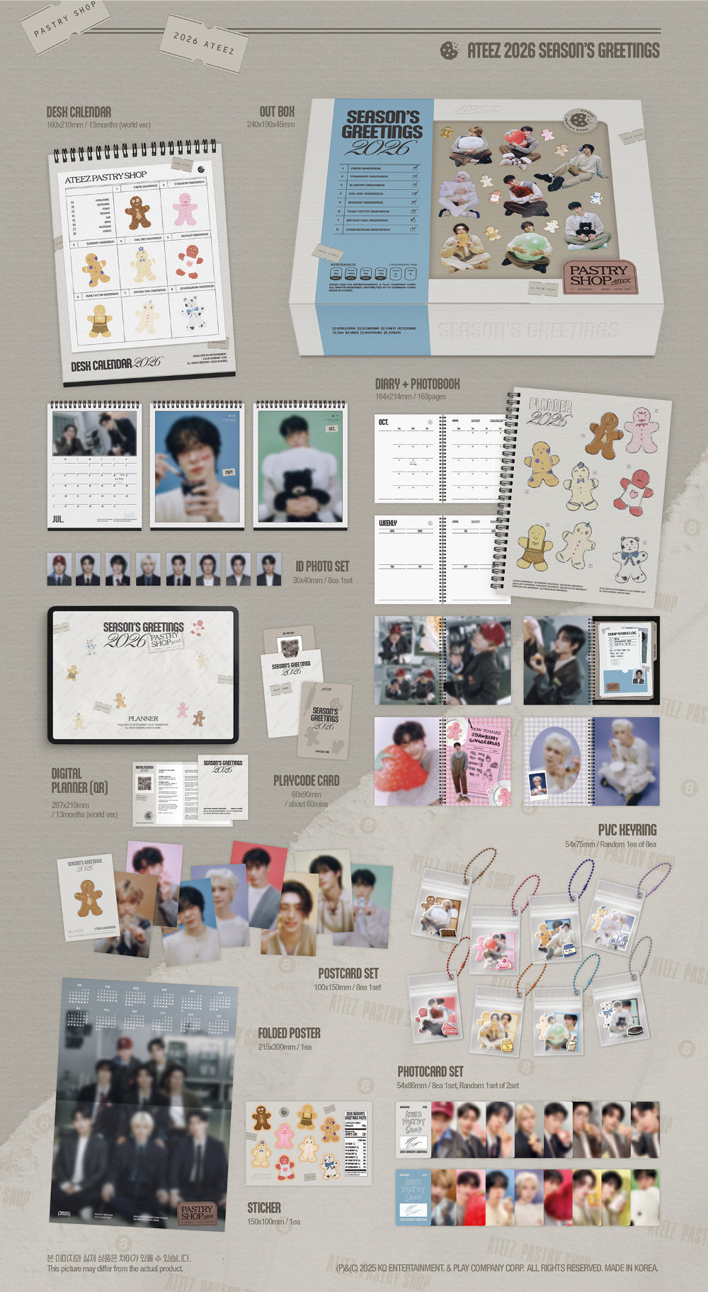 [PRE-ORDER] ATEEZ - 2026 SEASON'S GREETINGS