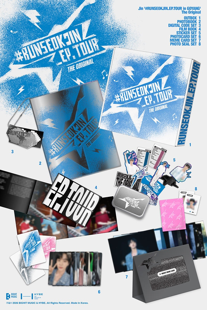[PRE-ORDER] JIN - #RUNSEOKJIN_EP.TOUR IN GOYANG THE ORIGINAL