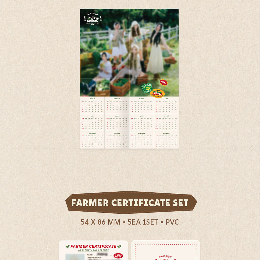 
                      
                        [PRE-ORDER] I-DLE - 2026 SEASON'S GREETINGS
                      
                    