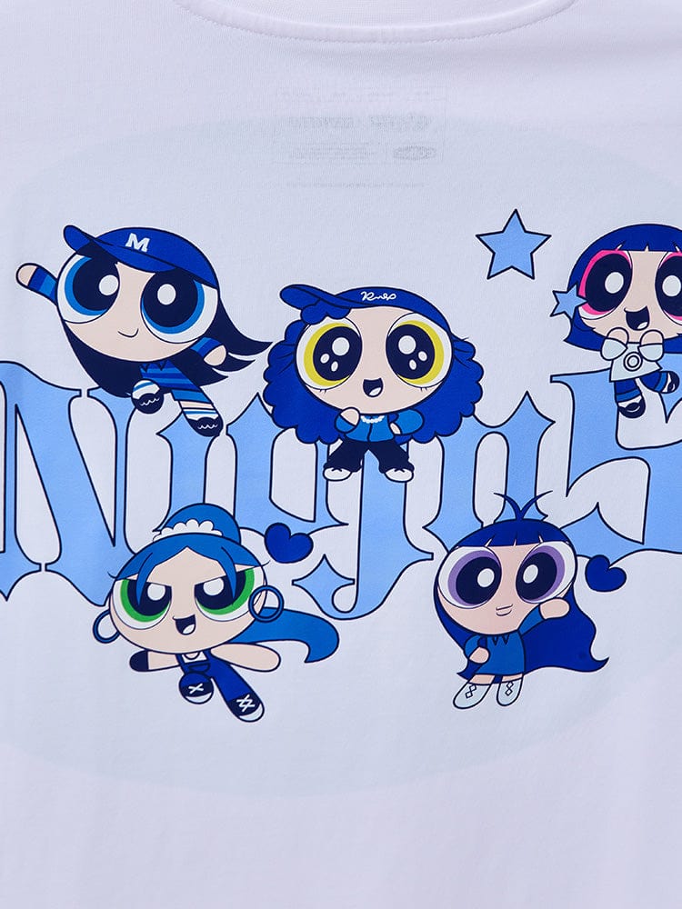 NEW JEANS X POWERPUFF GIRLS - T-SHIRT (WHITE) – Kpop Nara
