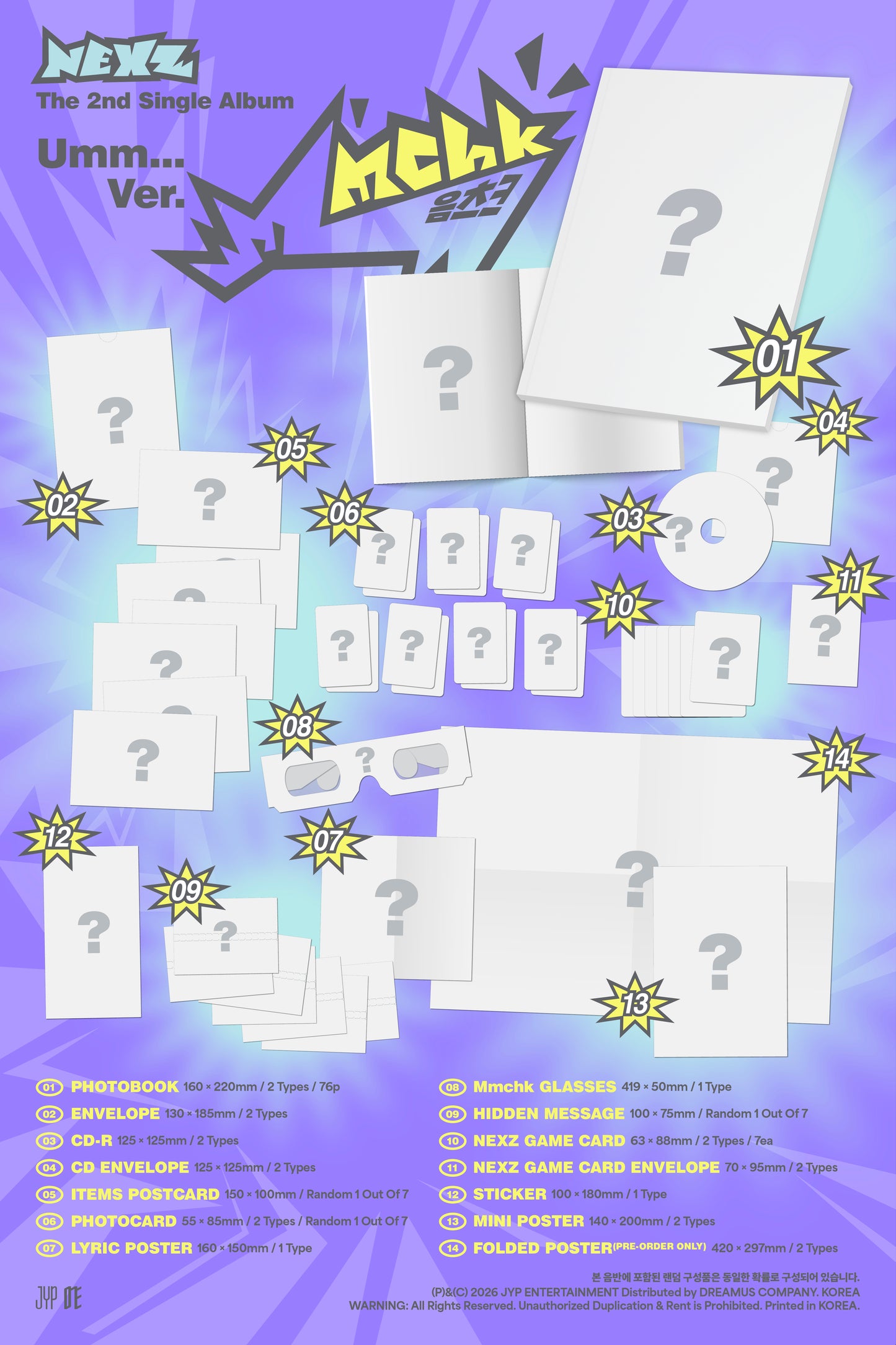 [PRE-ORDER] NEXZ - Mmchk (Umm... ver.) (Signed)