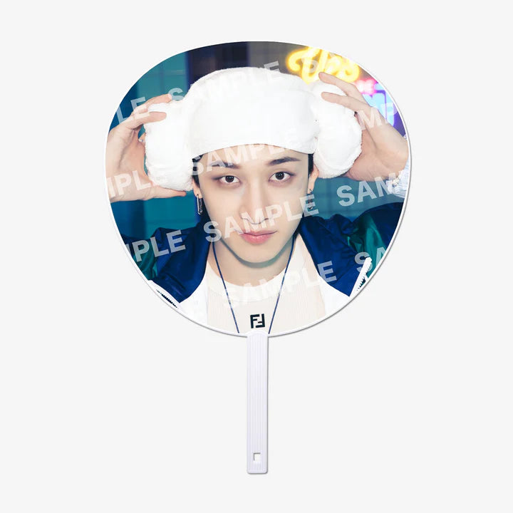 A picture of an image picket from the stray kids sauna merch line with Bang chan