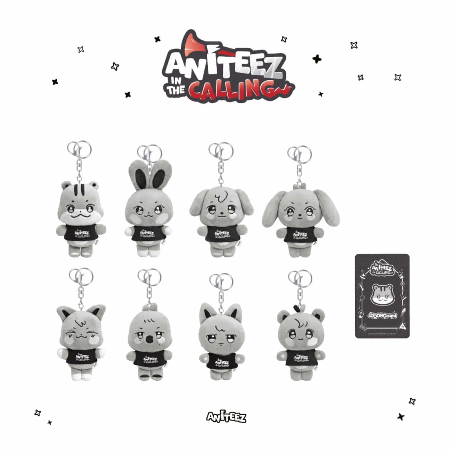 ATEEZ - ANITEEZ IN THE CALLING PLUSH KEYRING