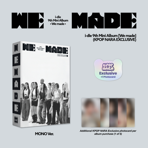 i-dle - 'We Made' (Mono Ver.) (Kpop Nara Exclusive)