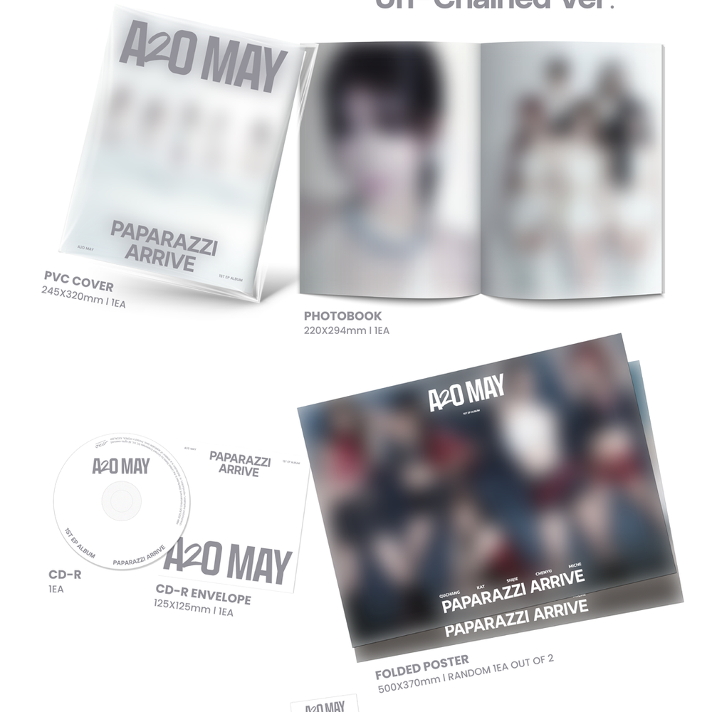 [PRE-ORDER] A2O MAY - PAPARAZZI ARRIVE (1ST MINI ALBUM)