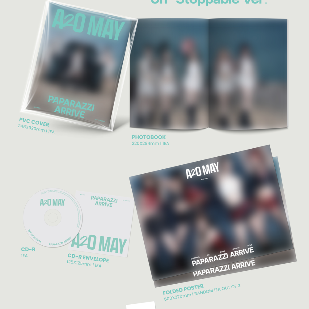 
                      
                        [PRE-ORDER] A2O MAY - PAPARAZZI ARRIVE (1ST MINI ALBUM)
                      
                    